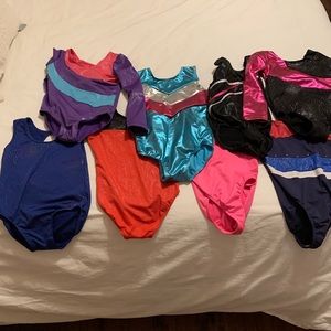 Girls gymnastics Leo lot